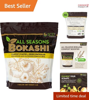 #ad All Seasons Dry Bokashi Compost Starter 2 lbs 1 Gallon Natural Odor Reducer $29.97