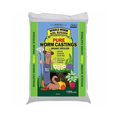 Wiggle Worm #WWSB30LB Worm Castings Organic Fertilizer Soil Builder 30 Pound $59.55