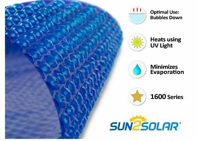 Sun2Solar 1600 Series Rectangular Ultimate Solar Heating Cover Choose Size $419.92