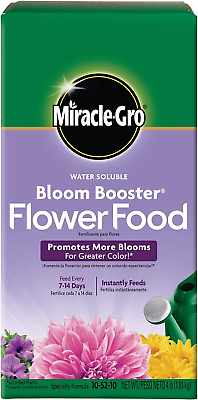 #ad Miracle Gro 146002 Water Soluble Bloom Booster Flower Food 4 lb $24.43