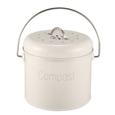 #ad Compost Bin 3L Stainless Steel Kitchen Compost Bin Kitchen Composter3143 AU $44.99
