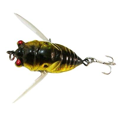 #ad #ad NEW Cicada Bass Insect Fishing Lures 4cm Crank Bait Floating Tackle BEST $1.76