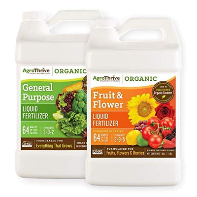 #ad 2 in 1 All Purpose Organic Fertilizer Bundle Pack of 2 1 Gallon Bottles for L $95.99