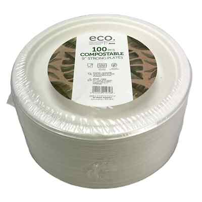 #ad #ad Jena Eco Compostable Strong Plates100 in packs GBP 14.95