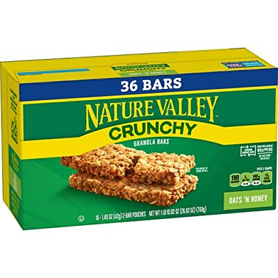 #ad #ad Nature Valley Crunchy Granola Bars Oats #x27;n Honey 1.49 oz 18 ct 36 bars $13.41