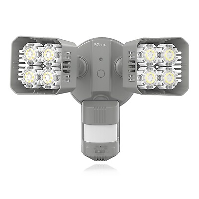3600lm 36W LED Security Light Motion Sensor Patio Outdoor Spotlight Flood Light $20.37
