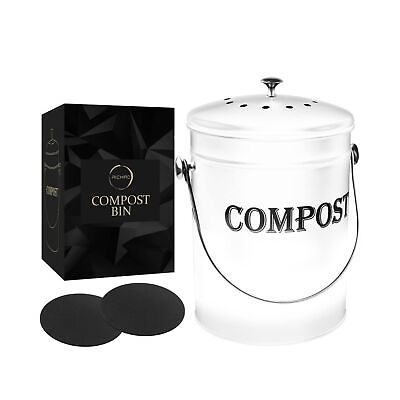 #ad #ad Compost Bin Kitchen 1.3 Gallon Smell Free Charcoal Filter Countertop Compost ... $41.31