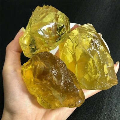 #ad Natural Citrine Crystal Quartz Healing Point Rough Stone Reiki Quartz Mineral $11.99