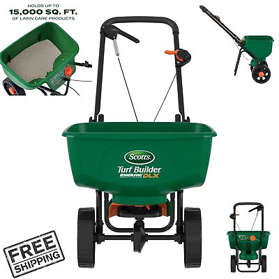 Broadcast Push Spreader Seed Lawn Push Hopper Lawn Care Products Fertilizer $200.99