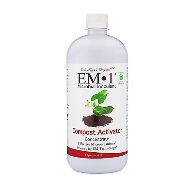 #ad EM 1® Organic Compost Starter amp; Odor Reducing Compost Accelerator 32 oz Bottle $27.95