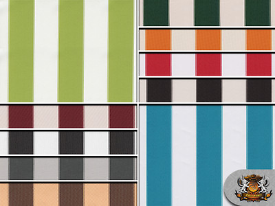 #ad Indoor Outdoor Waterproof Bordered Deck Stripe Fabrics 60quot; Wide Sold BTY $8.75