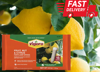 VIGORO 15 Count 4.2 lbs Fruit Nut And Citrus Fertilizer Spikes $16.69