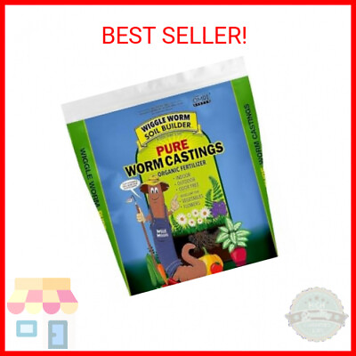 #ad Wiggle Worm 100% Pure Organic Worm Castings Organic Fertilizer for Houseplants $24.90