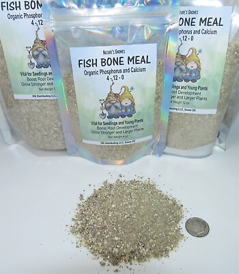 FISH BONE MEAL Plant Soil Natural Fertilizer Feed Organic for New Healthy Plants $10.95