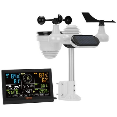 #ad VEVOR 7 in 1 Wireless Weather Station 7.5 in Large Display for Indoor Outdoor C $42.99