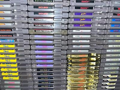 Nintendo Nes Original OEM Authentic *Pick Your Game* Cart Only Cleaned Tested ** $21.99