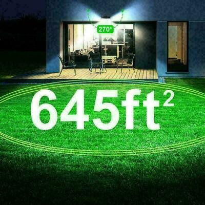 Waterproof LED Solar Powered Light PIR Motion Sensor Outdoor Lamp Wall Garden $15.99