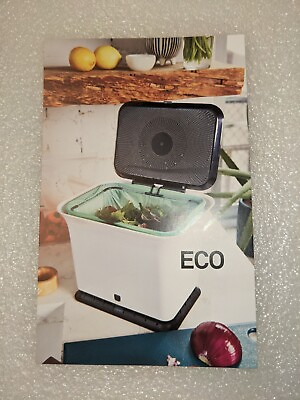 #ad Full Circle Fresh Air Odor Free Kitchen Composter Compost Bin Black Slate w Bags $15.00