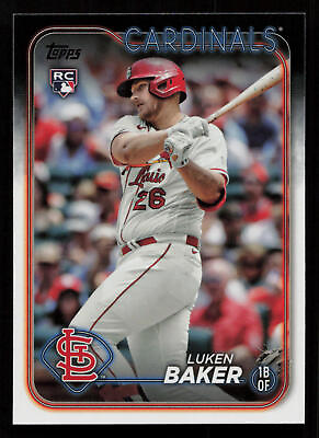 #ad #ad 2024 Topps Luken Baker #207 RC Rookie St. Louis Cardinals Baseball Card $0.99