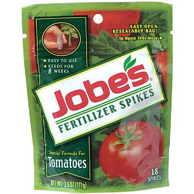 #ad Jobe#x27;s 6 18 6 Tomato Fertilizer Spikes 18 Pack 06005 Pack of 24 Jobe#x27;s 06005 $118.20