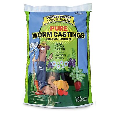 #ad #ad 100% Pure Organic Worm Castings Fertilizer 30 Pounds Improves Soil Fertili... $47.88