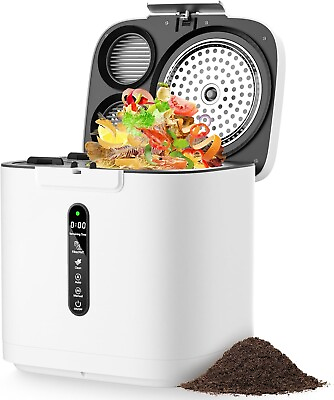 #ad 4L Larger Capacity Electric Kitchen Composter Smart Compost Bin Indoor Outdoor $259.99