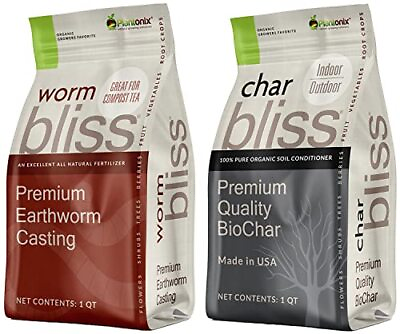 Worm Bliss Char Bliss Organic Worm Castings with Biochar Plant Fertilizer... $25.49
