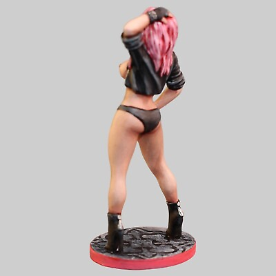 #ad Action Figure Rock Girl Collectible Miniature Painted 1 32 scale 54 mm $64.90