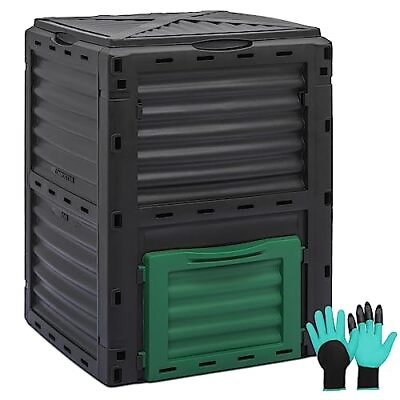 #ad #ad 80 Gallon Large Compost Bin BPA Free Outdoor Composting Tumblers for Garden ... $92.78