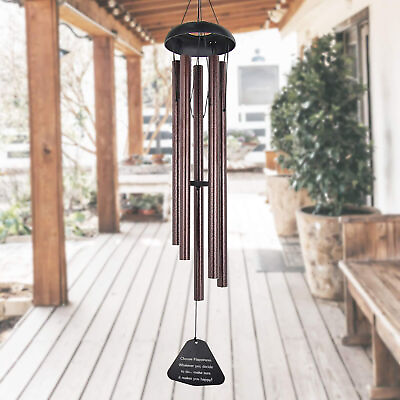 36in Wind Chimes Outdoor Large Deep Tone Windchime Adjustable Tuned Garden Decor $17.95