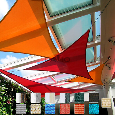 #ad #ad Equilateral Triangle Outdoor Sun Shade Sail UV Blocker for Pools Garden Patio $18.99