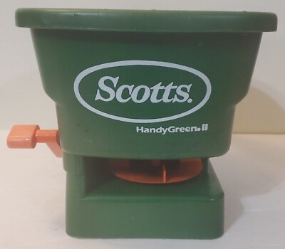 #ad Scotts Turf Builder Hand Held Fertilizer Grass Seed Spreader Handy Green II $12.75