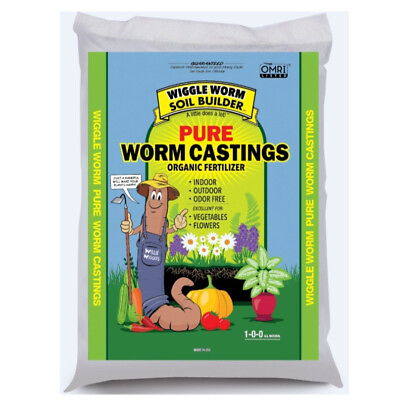 #ad Wiggle Worm Soil Builder Worm Castings 15LBS $24.99