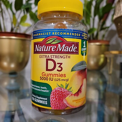 #ad #ad Nature Made Vitamin D3 5000 IU 125 mcg Dietary Supplement 12 23 150 Gummies $12.90