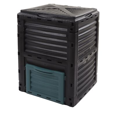 #ad #ad Compost Bin Composter 300L Hinged Upper Cover W Vent For Kitchen Garden $348.74