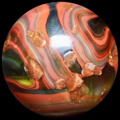 #ad DAS Heartland 2 Marble: Chunky Gold Lutz Oxblood Glower $12.95