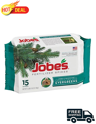 #ad #ad Jobes Fertilizer Spikes for Beautiful Evergreen Trees amp; Shrubs 15 Spikes $33.41