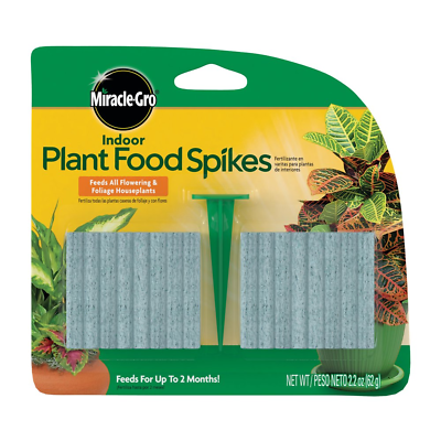 #ad Miracle Gro Indoor Plant Food Spikes $6.68