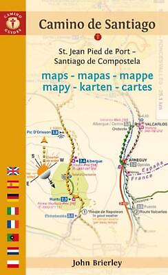 #ad Camino De Santiago Maps: St. Jean Pied De Port Santiago De Compostela by John $21.26