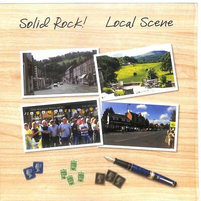 #ad Solid Rock Local Scene Lyric Sheet UK LP Vinyl Record Album 2015 SR102015 33 EX GBP 7.02