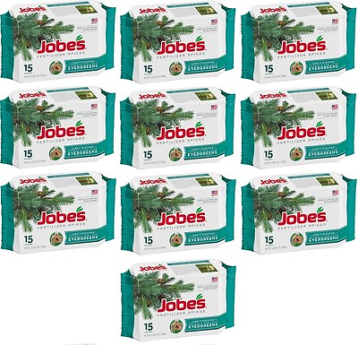 #ad #ad 10 Packs Jobe#x27;s 01611 15 Pack Evergreen Fertilizer Food Spikes $119.90