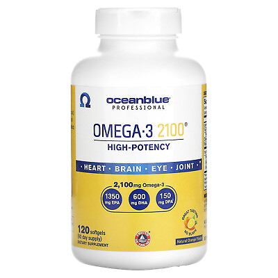 #ad #ad Professional Omega 3 2100 High Potency Natural Orange 2100 mg 120 Softgels $42.49