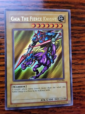MP Gaia The Fierce Knight LOB 006 Yugioh Card $14.99