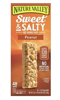 #ad Nature Valley Sweet and Salty Granola Bar Peanut 1.2 oz 48 count $34.50
