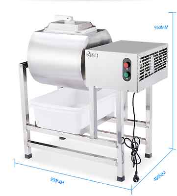 #ad #ad Stainless Steel Meat Salting Machine Meat Poultry Tumbler Machine 25L na $717.34