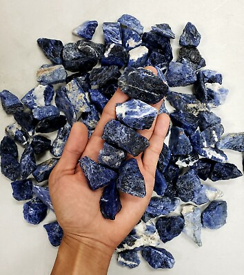 #ad Sodalite Crystal Sodalite Rough Stones A Grade Raw Sodalite Wholesale Rocks $9.95