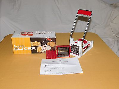 KITCHEN RED FRENCH FRY SLICER NEW IN BOX $63.99