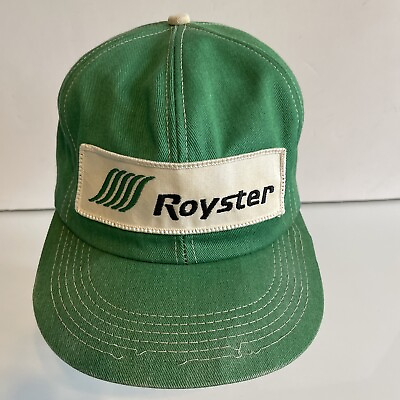 Vintage Royster Fertilizer snapback hat K Products patch on farmer Hat $29.99