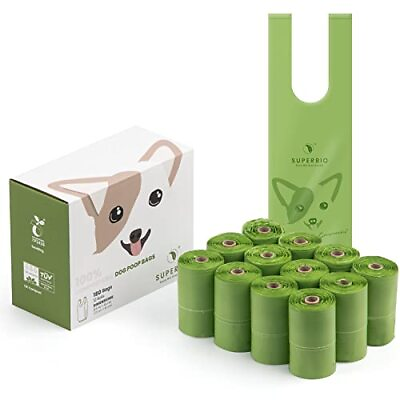 #ad #ad compostable handle tie dog poop bags compost Plant Based pet bags for poop12... $26.88