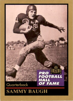 #ad #ad 1991 ENOR Pro Football HOF #7 Sammy Baugh Washington Redskins $2.12